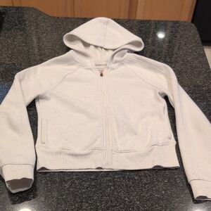 Tek Gear Kids Speckled White Hoodie Jacket